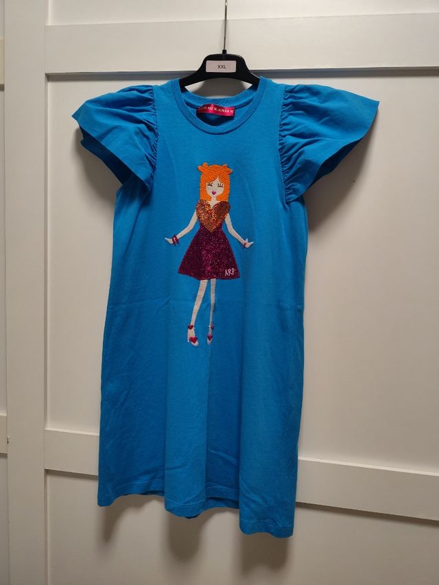 Vestido niña 10 años - Azul