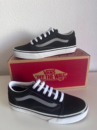 Vans Old Skool - Negras y Grises