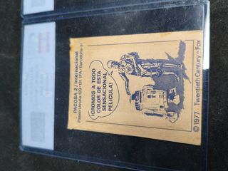 Cromos Star Wars Pacosa 1977 (3)