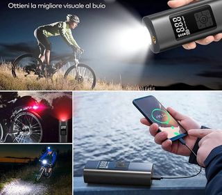 Mini Compressore portatile - Gonfiatore LED USB