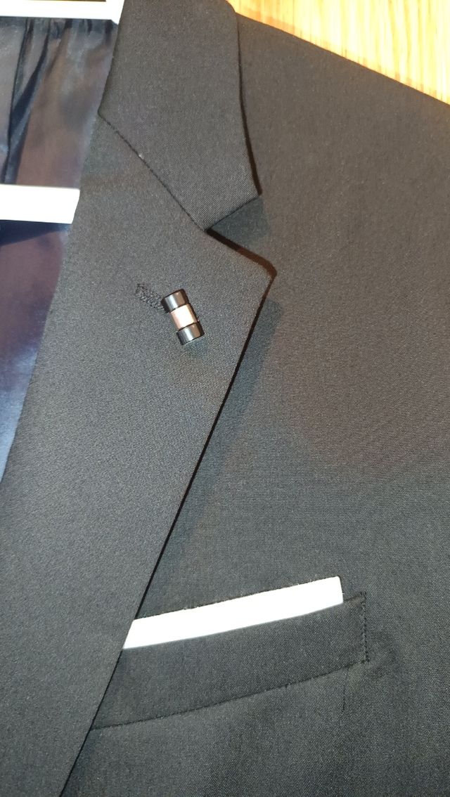 Chaqueta americana negra Zara como nueva