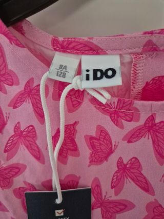 Vestito farfalle bimba iDO 8 anni