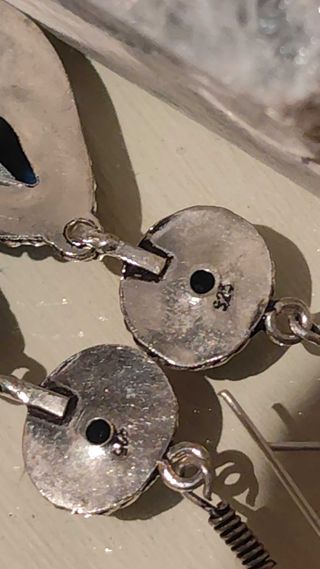 Pendientes de Plata y Tanzanita Natural 