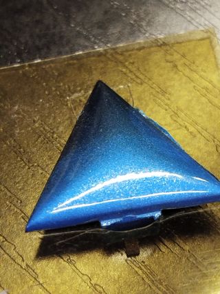 Orecchini vintage blu e verde