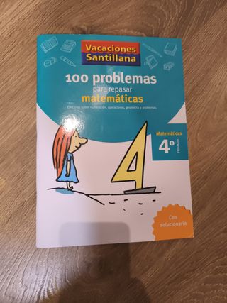 VACACIONES SANTILLANA 4 PRIMARIA 100 PROBLEMAS ...
