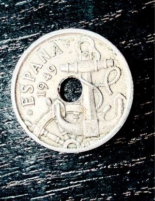 Moneda 50 Céntimos España 1949