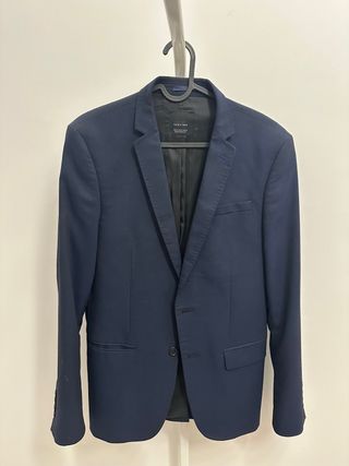 Traje Zara Hombre Azul