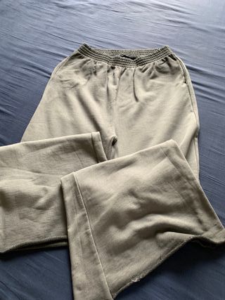 Pantaloni Zara larghi tg M grigio