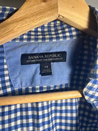 Camisa Banana Republic azul, M