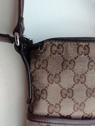 Tracolla Gucci Marrone Beige