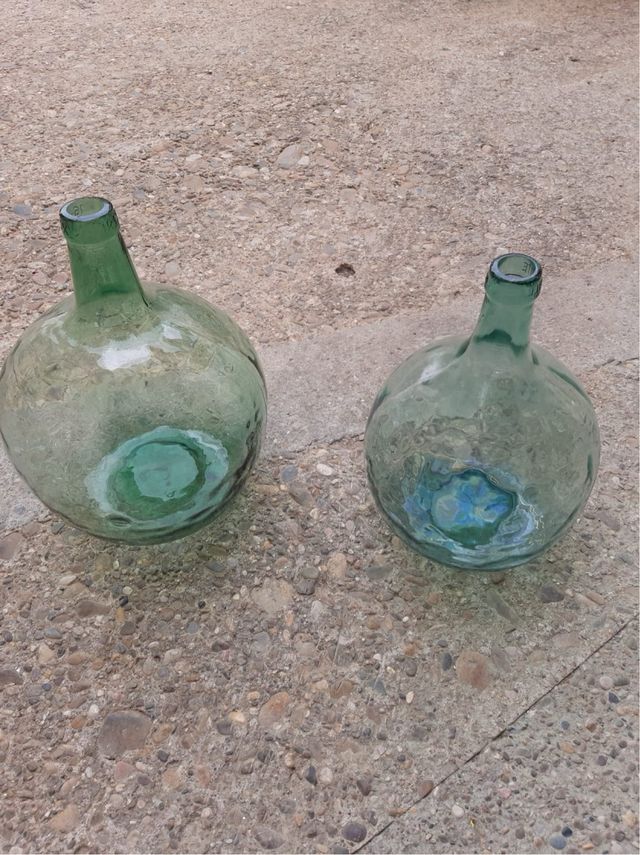 Cantaras vidrio 16L - Verdes