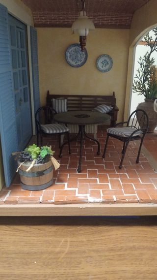 Casita muñecas artesanal