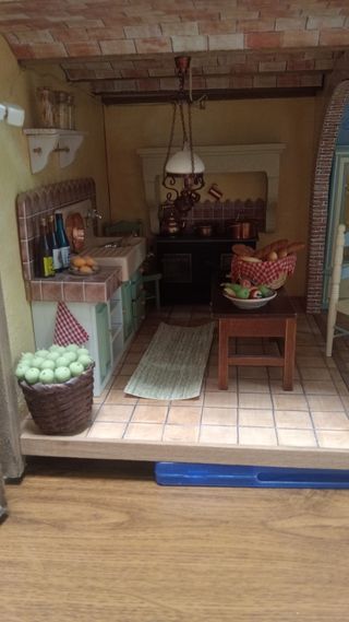 Casita muñecas artesanal