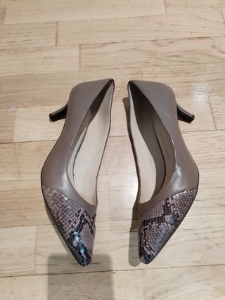 Zapatos Geox marrones - tacón
