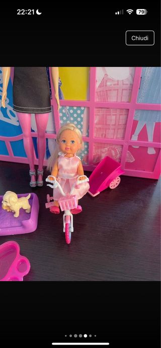 Barbie & bici: set giocattolo