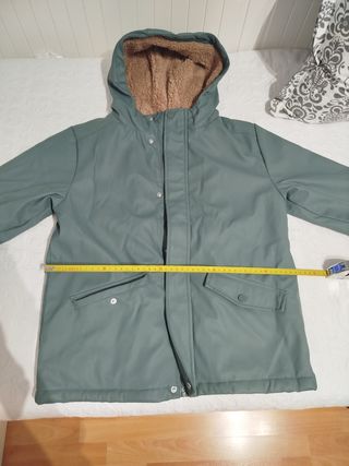 Abrigo niño verde | Forro polar