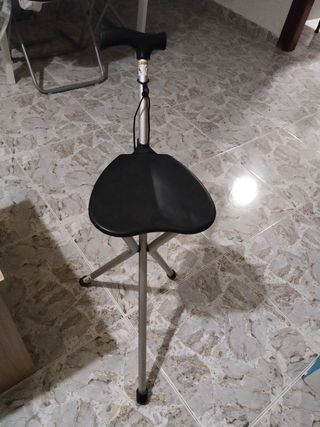 Bastón silla plegable exelente estado 