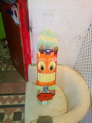 Monopatín Aloha: Skate Completo