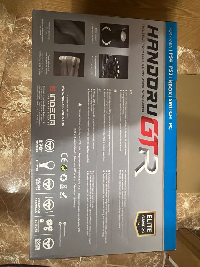 Volante Handoru GTR + Pedales