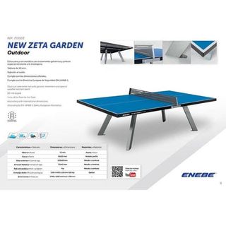 Ping Pong Enebe New Zeta Garden con red metalica (