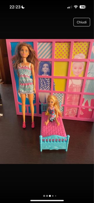Barbie & Chelsea: letto + bambola