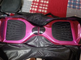 Hoverboard rosa metalizado