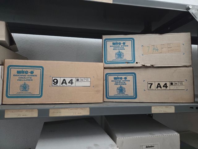 Anillas Wire-O nº 9 negras (250 unidades)