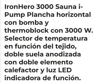 Plancha Cecotec IronHero 3000