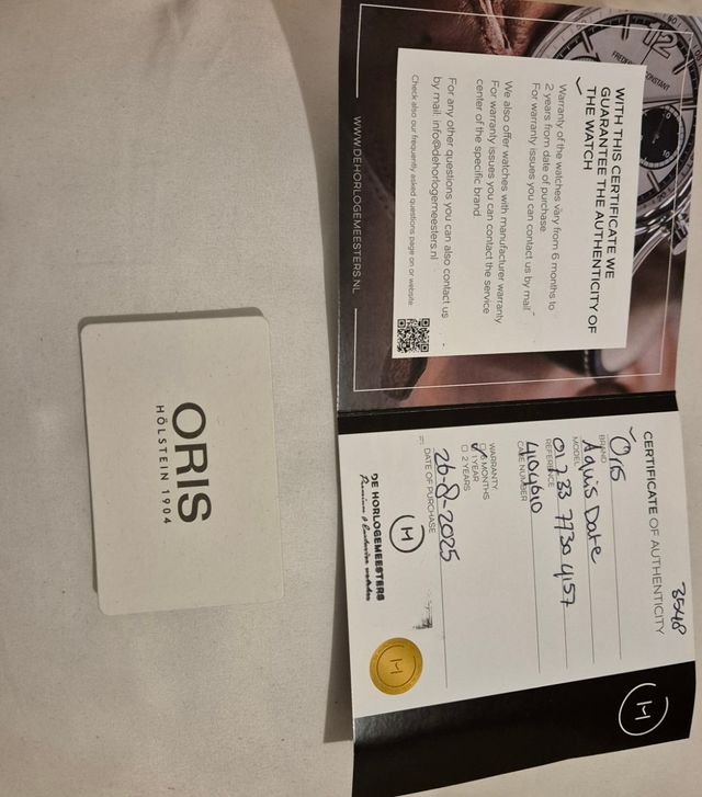 Oris Aquis Date - Reloj Esfera Verde