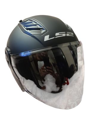 Casco moto LS2 Airflow negro mate
