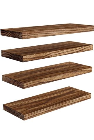 Estanterías flotantes de madera - 40cm