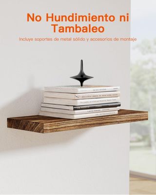 Estanterías flotantes de madera - 40cm