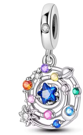 Charm universo plata 925