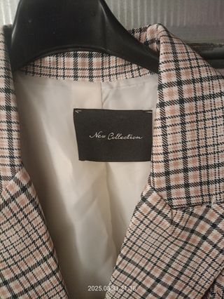 Blazer doppiopetto beige-marrone