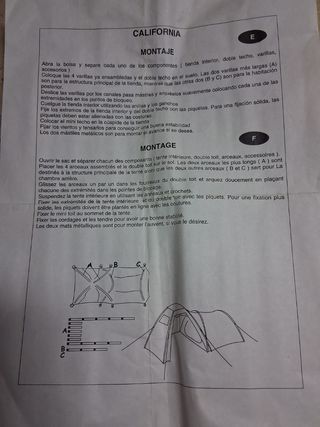 Tienda de Campaña California más Avance/8 Plazas