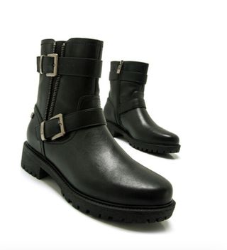 Botines Mustang negros, talla 39