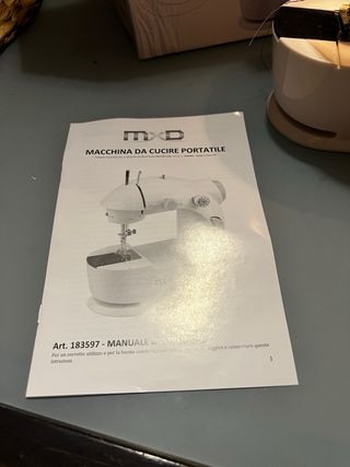 Macchina da cucire MXd portatile