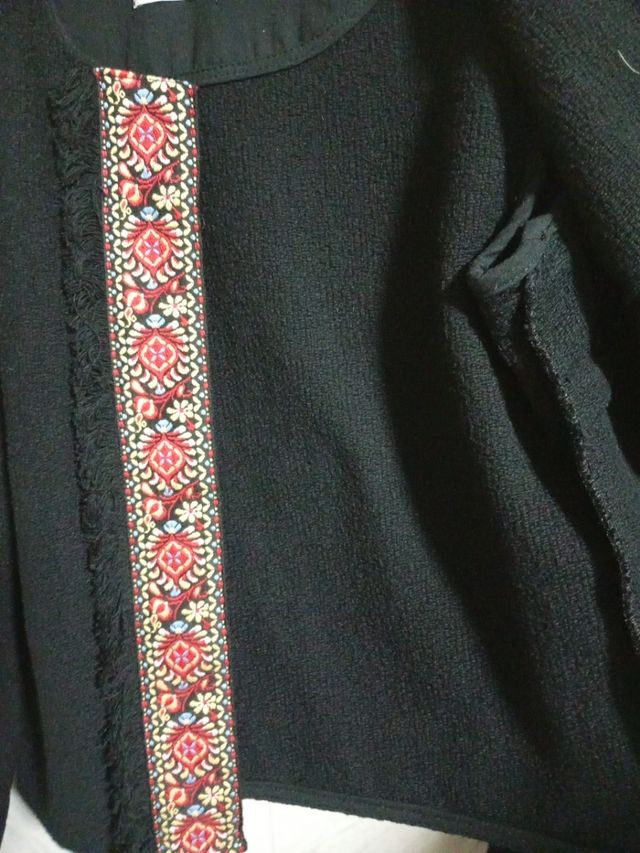 Chaquetas mujer: cuadros tono marrón y negra