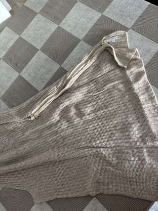 Maglione gilet lungo Patrizia Pepe beige