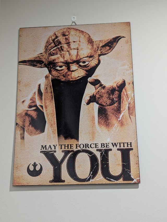 Cuadros Darth Vader y Yoda 