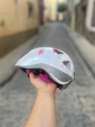 Casco bici niña Alpina - corazones