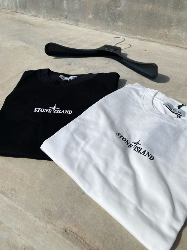 “UNICO” Camiseta de Stone Island negra Talla - M