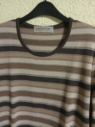 Jersey rayas NAULOVER marrón