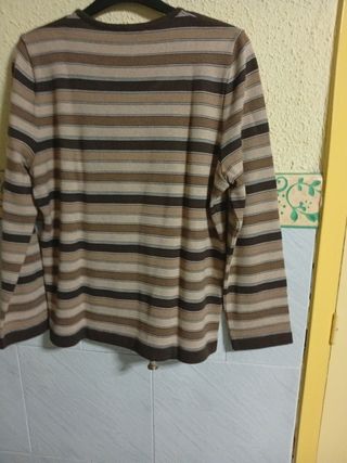 Jersey rayas NAULOVER marrón