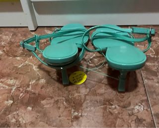 Sandalias tacón turquesa - talla 41