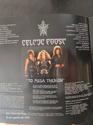 Celtic Frost - To Mega Therion LP