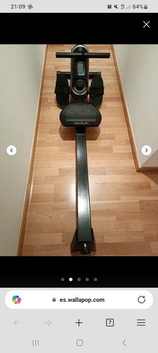 Remadora Drumfit remo ejercicio fitness