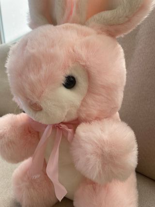 Peluche Coelho Rosa - Anos 90