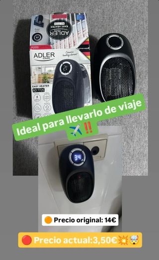 Calentador cerámico AD7726 Adler