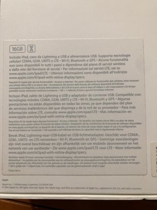 iPad 16GB Retina - MD525TY/A Wifi+celular